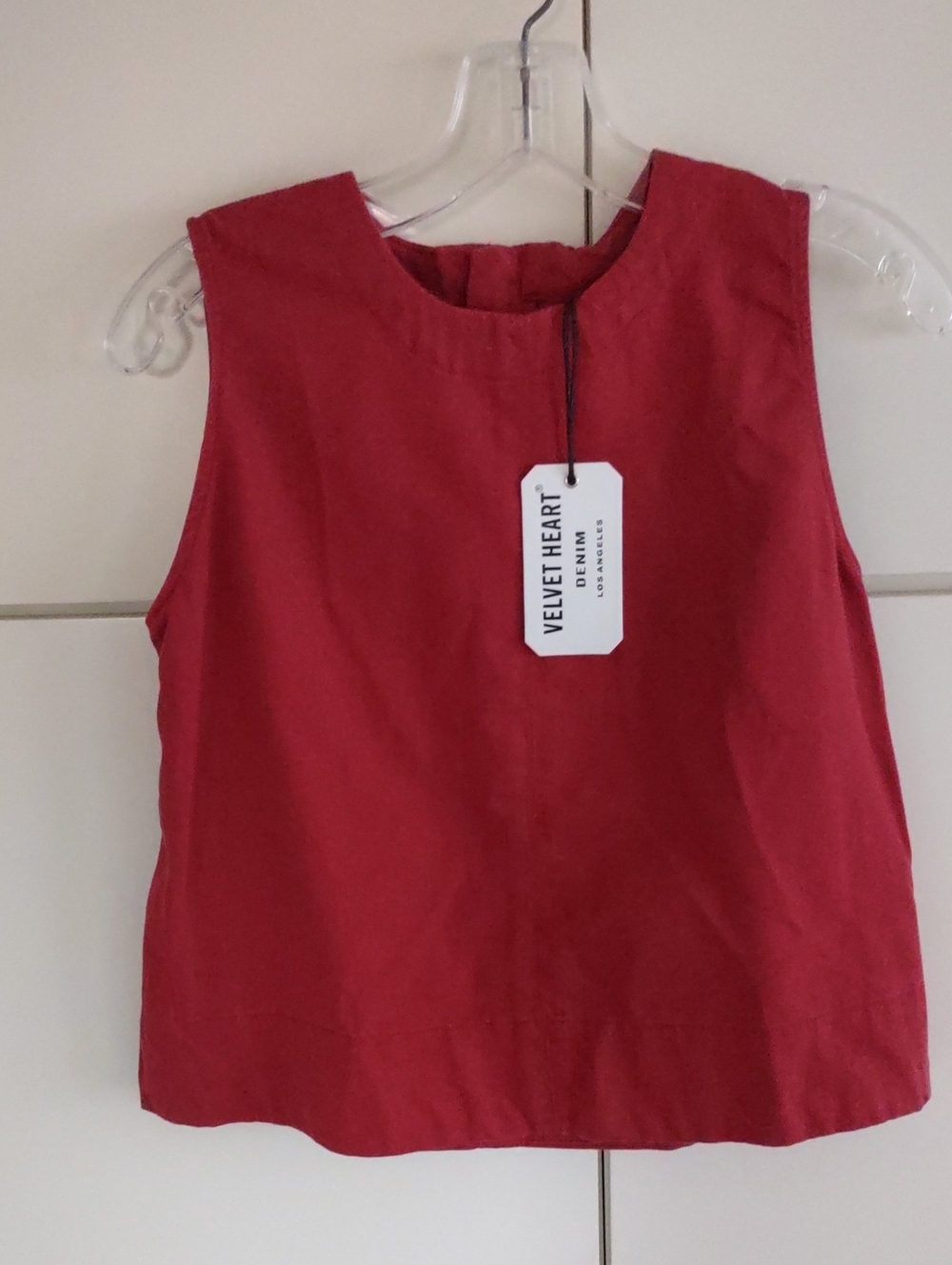 Velvet Heart Denim Top. In Good Condition.
